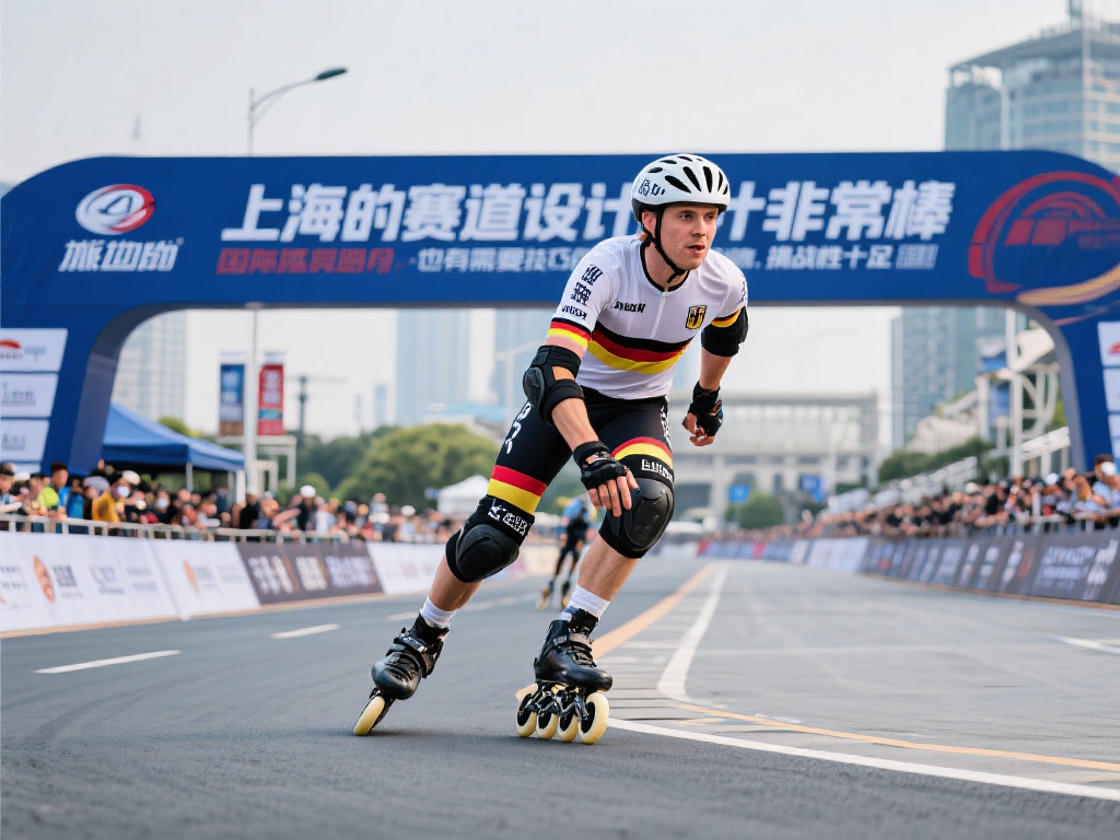 上海迎来国际轮滑马拉松巡回赛盛大启幕 以一位来自德国的选手马克为例,他在接受采
