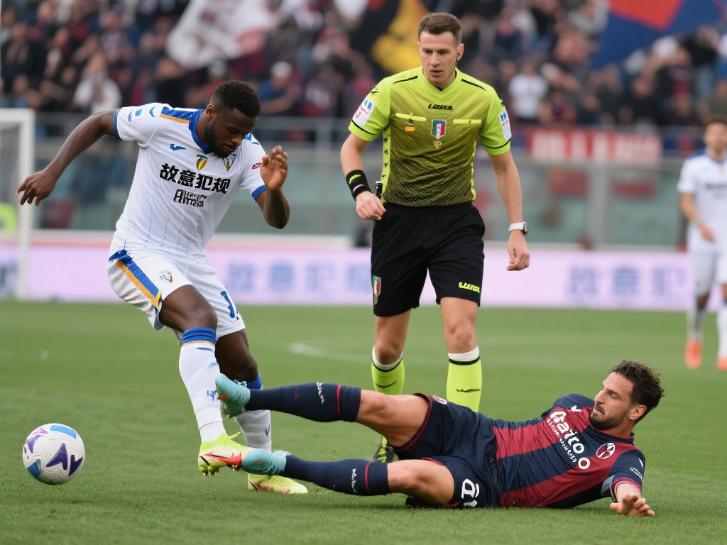 博洛尼亚球员倒地无点球,裁判引争议 结合博洛尼亚球员倒地事件,虽然肢体碰撞确