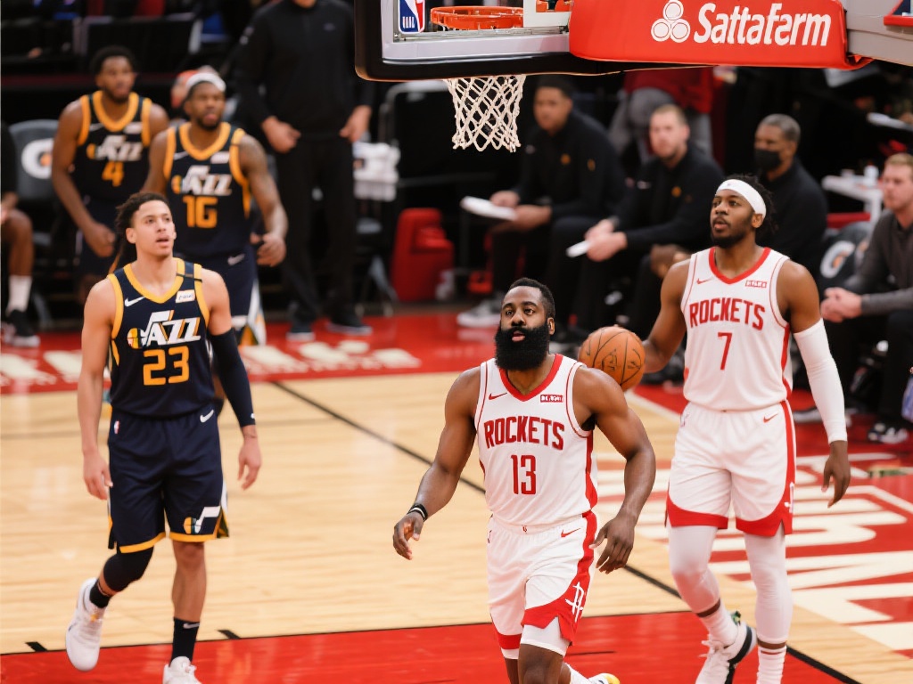 申京接近三双格林砍22分 火箭狂胜爵士确保季后赛资格 除了两位核心球员的亮眼表现,火箭队的整体